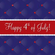 4th of July card in vector format N3