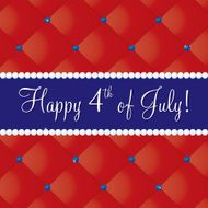 4th of July card in vector format N4