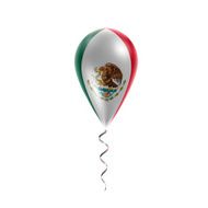 Flag of Mexico on balloon N4
