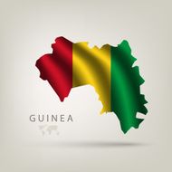 flag Guinea as the country