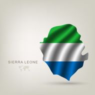 flag Sierra LEONE a country