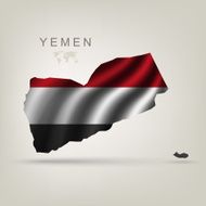 Flag of Yemen as a country