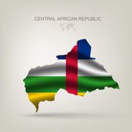 Flag of the Central African Republic as a country