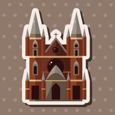 castle theme elements vector eps N29