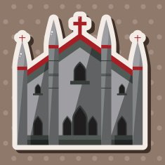 castle theme elements vector eps N33