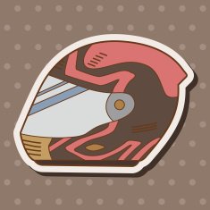 racing helmet theme elements vector eps N3