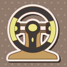 racing steering wheel theme elements vector eps N3