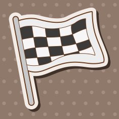 racing flags theme elements vector eps N3