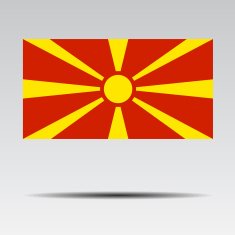 National flag of Macedonia