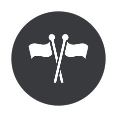 Vector modern gray circle icon N22