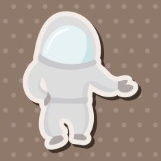 Space Astronaut theme elements vector eps10 N18