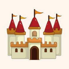 castle theme elements N137
