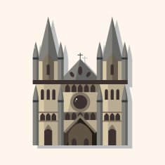 castle theme elements vector eps N38
