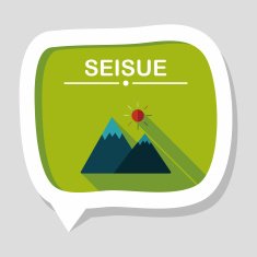 Mountain tourist flat icon with long shadow N10