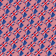 Seamless pattern with flags Vector illustration N3