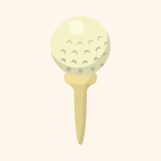 golf equipment theme elements N215