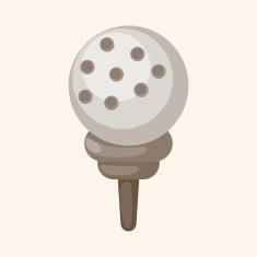 golf equipment theme elements N239