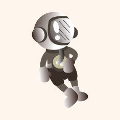 Space astronaut theme elements N39