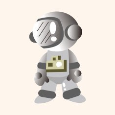 Space astronaut theme elements N40