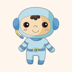 Space astronaut theme elements N41