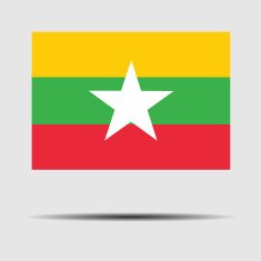 National flag of Myanmar