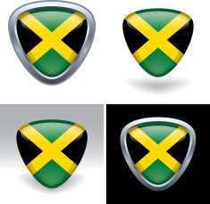 Jamaican Flag Crest