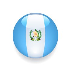 World Flag Button Guatemala