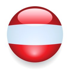 World Flag Button Austria