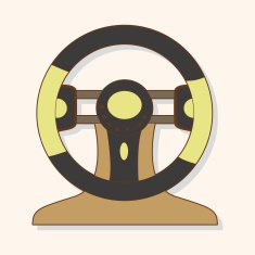racing steering wheel theme elements vector eps N4