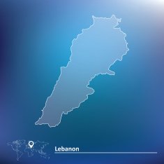 Map of Lebanon