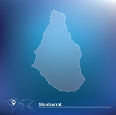 Map of Montserrat