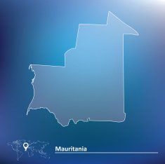 Map of Mauritania