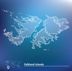 Map of Falkland Islands