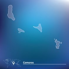 Map of Comoros