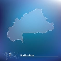 Map of Burkina Faso