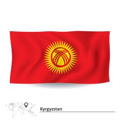 Flag of Kyrgyzstan N7