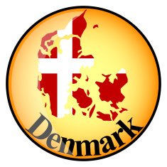 orange button with the image maps of Denmark