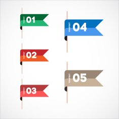 Colorful bookmark