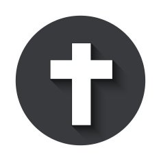 Vector modern gray circle icon N28