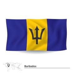 Flag of Barbados N9