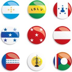 World Flag buttons N51