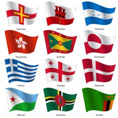 Set Flags of world sovereign states N18