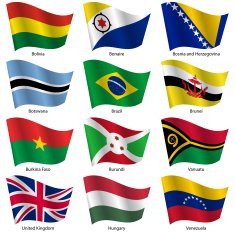 Set Flags of world sovereign states N20