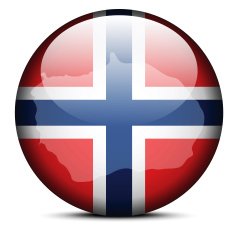 Map on flag button of Bouvet Island