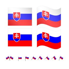 Slovakia Flags