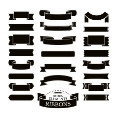 Collection of different ribbons N2