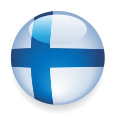 World Flag Buttons Finland