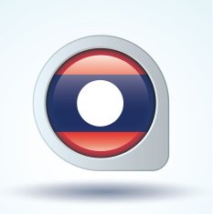 Flag of Laos vector illustration N8