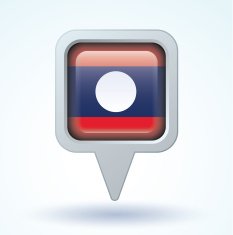 Flag of Laos vector illustration N10