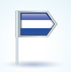 Flag of El Salvador vector illustration N2